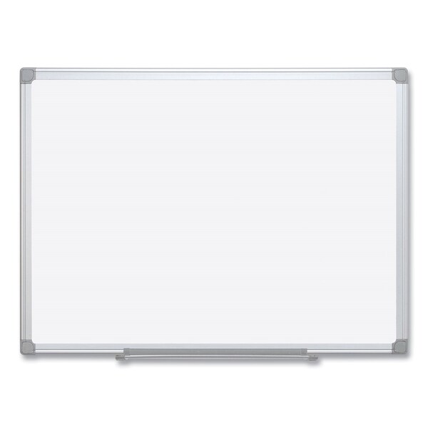 Mastervision Earth Silver Easy Clean Dry Erase Boards, 96" x 48", White